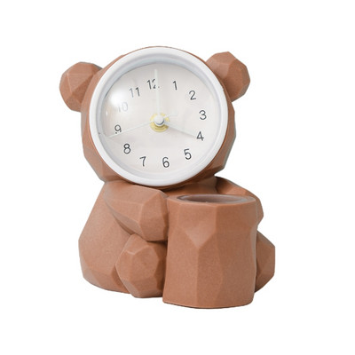 KX4B asztali ébresztőóra Piggy többfunkciós tolltartó iskolába