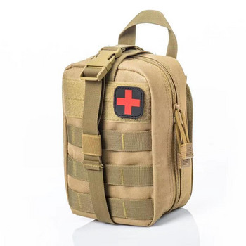 Тактическа чанта за кръст Военна Molle Quick Release Комплект за първа помощ Медицински къмпинг Ловни аксесоари EDC Pack Outdoor Survival Bag