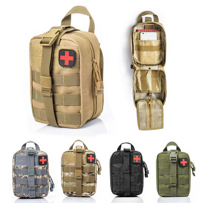 Geantă tactică de talie Molle militară Trusă de prim ajutor cu eliberare rapidă Accesorii medicale de vânătoare pentru camping Pachet EDC Geantă de supraviețuire în aer liber