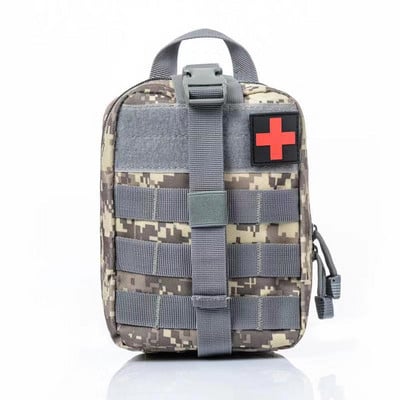 Taktikai deréktáska Katonai Molle gyorskioldó elsősegélykészlet Orvosi kemping vadászati kiegészítők EDC Pack Outdoor Survival Bag