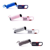 Dviračio apsaugos nuo vagystės motociklo trijų skaitmenų slaptažodžio derinio saugos kabelio vielinio lyno šalmo užraktas 60 * 22 mm saugos virvės užraktas