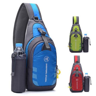 Geantă crossbody impermeabilă pentru bărbați, femei, călătorie, drumeții, geantă de umăr, rucsac pentru piept, sport, alpinism, fitness, trekking, pescuit