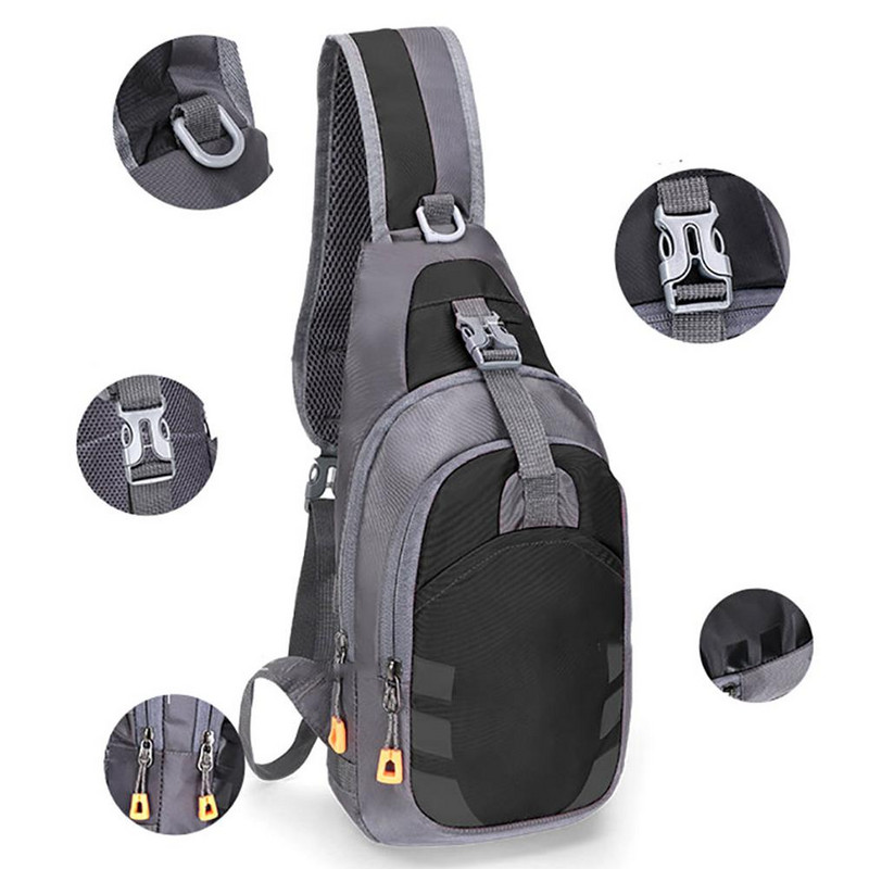 Чанта през рамо Водоустойчива за мъже Жени Пътуване Туризъм Чанта през рамо Раница Раница Спортно катерене Фитнес Трекинг Риболов