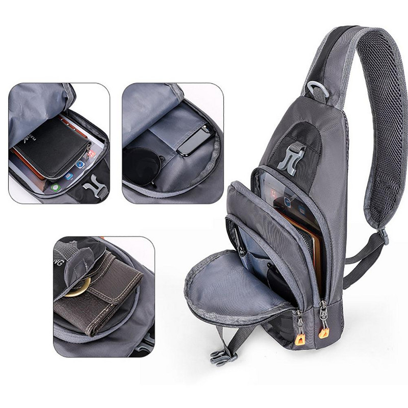 Чанта през рамо Водоустойчива за мъже Жени Пътуване Туризъм Чанта през рамо Раница Раница Спортно катерене Фитнес Трекинг Риболов