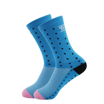 2021 márka Színes Sport Kerékpározás Futó Zokni Férfi Női Sportzoknik Kemping Túrázás Hegymászó Zoknik Coolmax