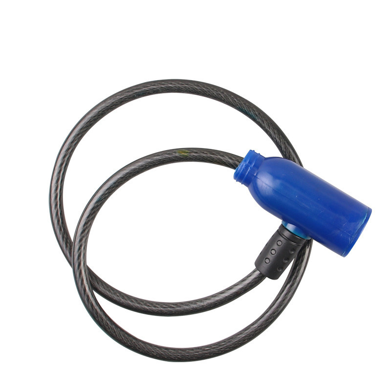 Jalgrattakaabel Vargusvastane jalgrattatõukeratta turvalukk 2 võtmega Turvatraadist metalllukk jalgrattaosa jaoks