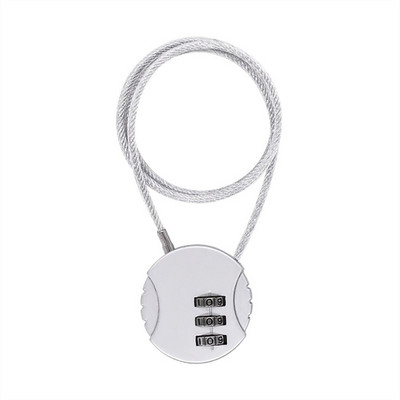 Cască de motocicletă Blocare antifurt Cablă de sârmă extinsă Blocare cu parolă pentru vehicule electrice