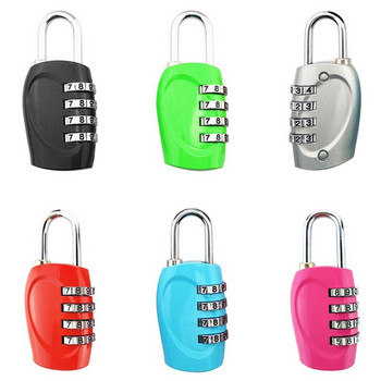 4 Dial Dial Password Lock Συνδυασμός Βαλίτσα Αποσκευή Μεταλλικός Κωδικός Κλειδαριά Κωδικός Λουκέτο Ταξιδιωτικό Αντικλεπτικό Cijfersloten