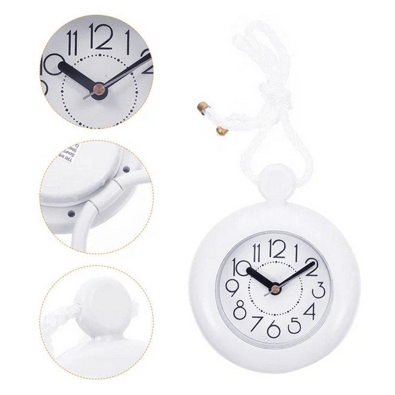 Pakabinamas modernus laikrodis prie sienos Namų dekoras Svetainė Vonios kambarys Virtuvės apdaila Ornamentas Mažas tylus laikrodis Netiksi stalo laikrodis