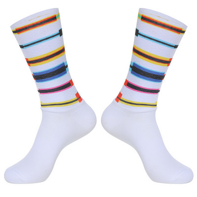 Αντιολισθητική σιλικόνη Καλοκαιρινές κάλτσες Aero Whiteline Ποδηλατικές Κάλτσες Ανδρικές κάλτσες ποδηλάτου Αθλητικές κάλτσες Κάλτσες για τρέξιμο Κάλτσες ποδηλάτου