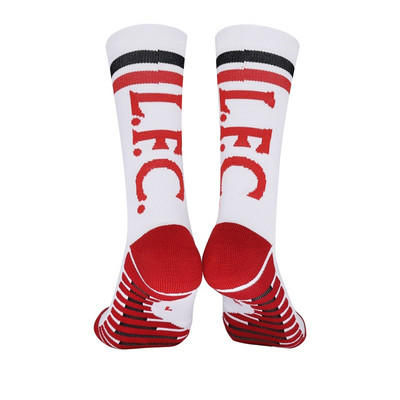 Club Soccer Game Zokni Futball Légáteresztő csőtörülköző Sűrített Professzionális Csúszásmentes Sport Foci Zokni Felnőtteknek Gyerekeknek