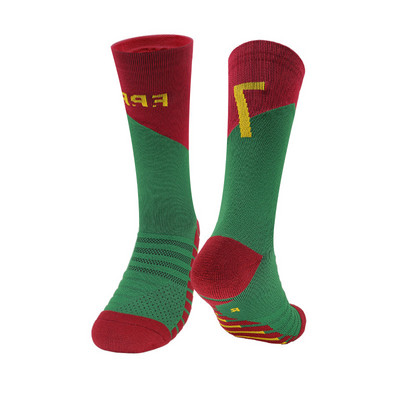 Club Soccer Game Zokni Futball Légáteresztő csőtörülköző Sűrített Professzionális Csúszásmentes Sport Foci Zokni Felnőtteknek Gyerekeknek