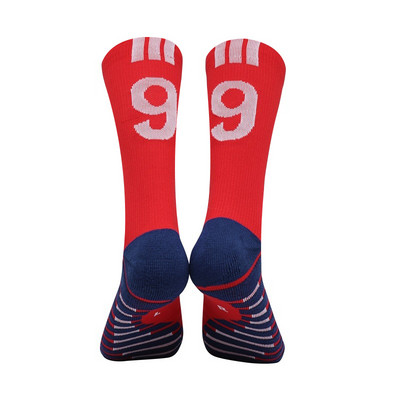 Club Soccer Game Zokni Futball Légáteresztő csőtörülköző Sűrített Professzionális Csúszásmentes Sport Foci Zokni Felnőtteknek Gyerekeknek