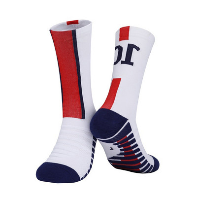 Club Soccer Game Zokni Futball Légáteresztő csőtörülköző Sűrített Professzionális Csúszásmentes Sport Foci Zokni Felnőtteknek Gyerekeknek