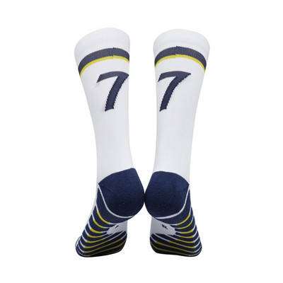 Club Soccer Game Zokni Futball Légáteresztő csőtörülköző Sűrített Professzionális Csúszásmentes Sport Foci Zokni Felnőtteknek Gyerekeknek