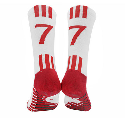 Club Soccer Game Zokni Futball Légáteresztő csőtörülköző Sűrített Professzionális Csúszásmentes Sport Foci Zokni Felnőtteknek Gyerekeknek