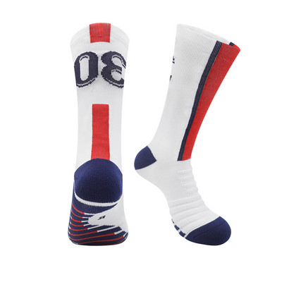 Club Soccer Game Zokni Futball Légáteresztő csőtörülköző Sűrített Professzionális Csúszásmentes Sport Foci Zokni Felnőtteknek Gyerekeknek