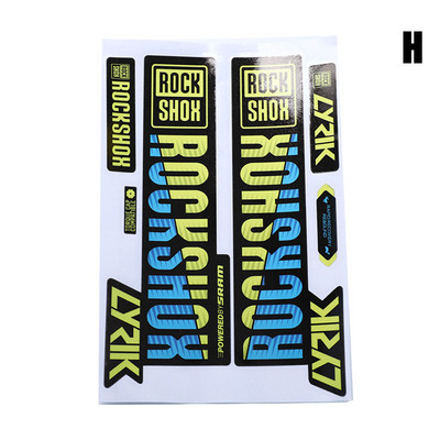 NAUJAS priekinės šakės lipdukas, skirtas Rock Shox SID plento dviračiui MTB lenktynių priedų lipdukai Asmeniniai dviračio lipduko puošmena