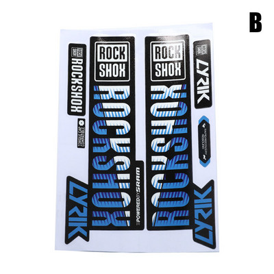 NAUJAS priekinės šakės lipdukas, skirtas Rock Shox SID plento dviračiui MTB lenktynių priedų lipdukai Asmeniniai dviračio lipduko puošmena