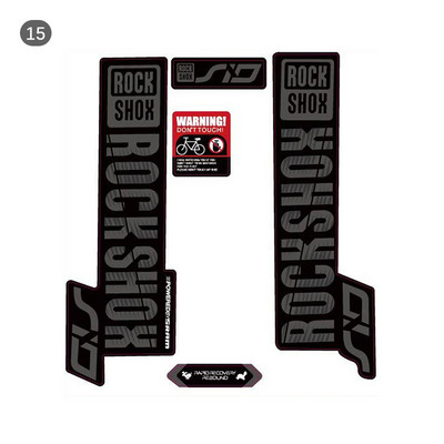 NAUJAS priekinės šakės lipdukas, skirtas Rock Shox SID plento dviračiui MTB lenktynių priedų lipdukai Asmeniniai dviračio lipduko puošmena