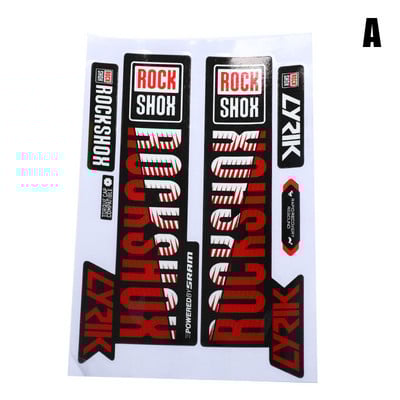 NAUJAS priekinės šakės lipdukas, skirtas Rock Shox SID plento dviračiui MTB lenktynių priedų lipdukai Asmeniniai dviračio lipduko puošmena