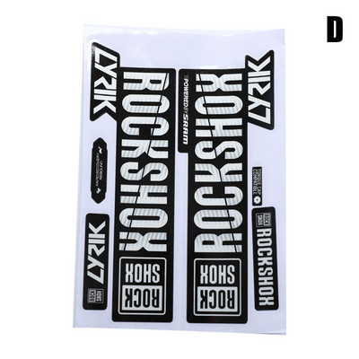 NAUJAS priekinės šakės lipdukas, skirtas Rock Shox SID plento dviračiui MTB lenktynių priedų lipdukai Asmeniniai dviračio lipduko puošmena