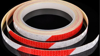 1 см * 8 м Стикери за велосипеди Светлоотразителна лента Флуоресцентни MTB Bike Велосипедни ленти Колоездене MTB Лента за каска Мотоциклет Скутер