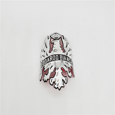 Jalgrattapea märgi kleebised MTB maanteeratta raami varre kleebisele hõbedase kullaga, sinine kull