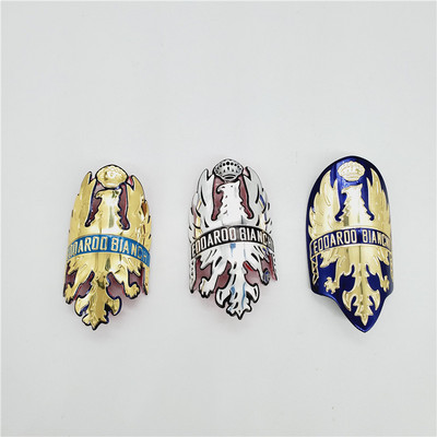 Jalgrattapea märgi kleebised MTB maanteeratta raami varre kleebisele hõbedase kullaga, sinine kull