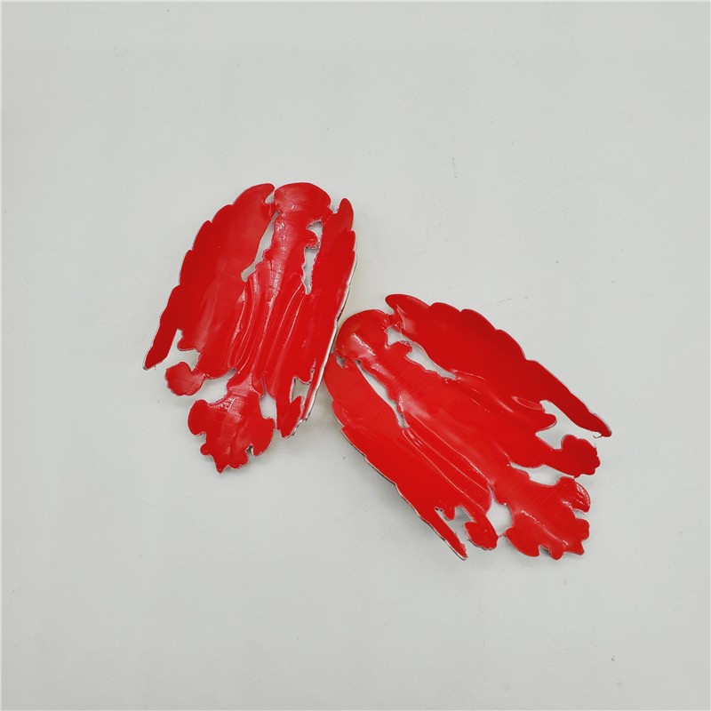 Jalgrattapea märgi kleebised MTB maanteeratta raami varre kleebisele hõbedase kullaga, sinine kull