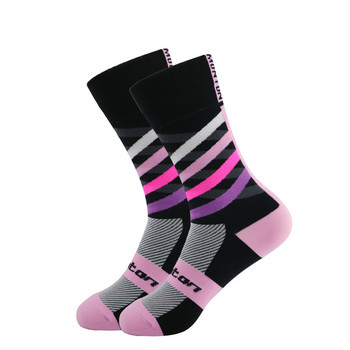 Нови чорапи за колоездене Мъжки женски Професионални спортни чорапи за баскетбол на открито Чорапи за планински велосипед Чорапи за бягане