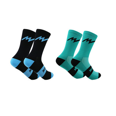 2021 Ποδηλατικές κάλτσες Άνετες αθλητικές κάλτσες εξωτερικού χώρου Ανδρικές Γυναικείες κάλτσες με κουκκίδες Τρέξιμο Πεζοπορία Racing Road MTB Κάλτσες Mountain Bike