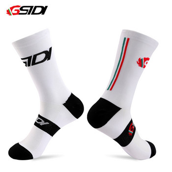 GSIDI 2 чифта чорапи за колоездене Мъжки чорапи за спорт на открито Велосипед Професионални пътни Mtb Мъже Жени Компресия Състезателни бягащи Велосипеди