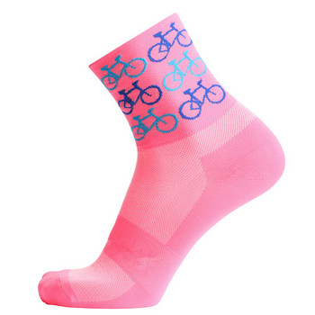 2023 Bmambas мъжки дамски велосипедни чорапи MTB велосипедни чорапи Дишащи пътни велосипедни чорапи Спортни на открито състезателни чорапи