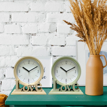 Love Desktop Clock Αθόρυβο χωρίς τικ Απλό Μικρό Ψηφιακό Ρολόι 2023 Νέο