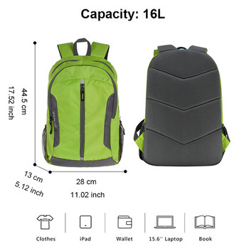 Ανδρικά σακίδια ταξιδιού WEPLUS Ανδρικά σακίδια πλάτης Ταξίδι Αδιάβροχη αντιχαρακτική αντανακλαστική τσάντα για άντρες Γυναικείες σχολικές τσάντες σημειωματάριου Daybag
