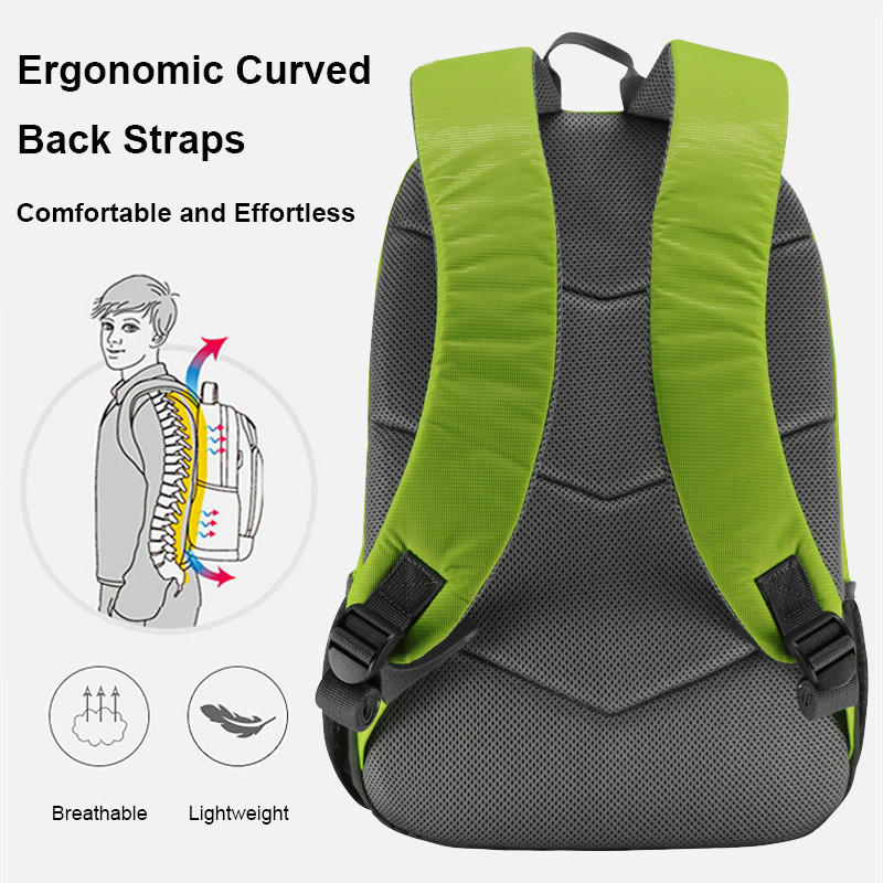 WEPLUS Vyriškos kuprinės Kelioninės Vandeniui atsparios Įbrėžimams Atspindinčios Krepšinės Kuprinės Vyrams Moteriški Užrašų krepšiai Mokykliniai krepšiai