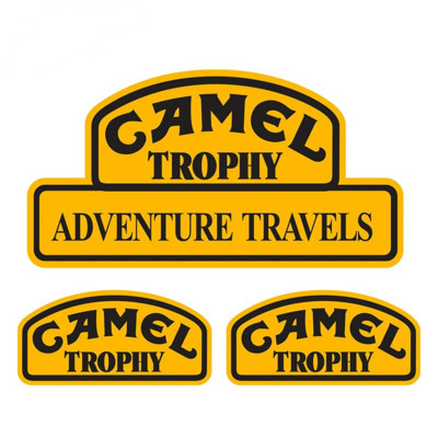 Camel Trophy Land Rover Badge Brand Autocolant Autocolante Decor Motocicletă Off-road Laptop Portbagaj Chitară PVC Anti-UV Autocolante de vinil