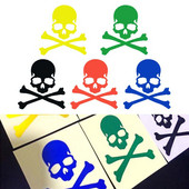 Jalgratta peegeldavad pealuu kleebised Fikseeritud käiguga skeleti kleebised Ohutushoiatus Mägijalgratta tarvikud pegatinas para bicicleta