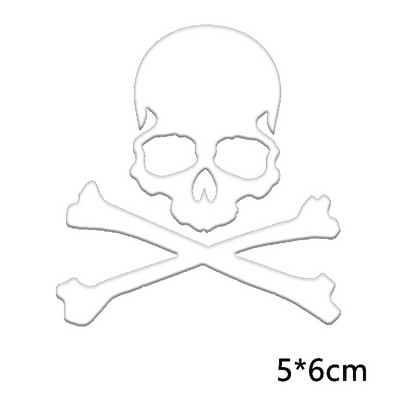 Jalgratta peegeldavad pealuu kleebised Fikseeritud käiguga skeleti kleebised Ohutushoiatus Mägijalgratta tarvikud pegatinas para bicicleta