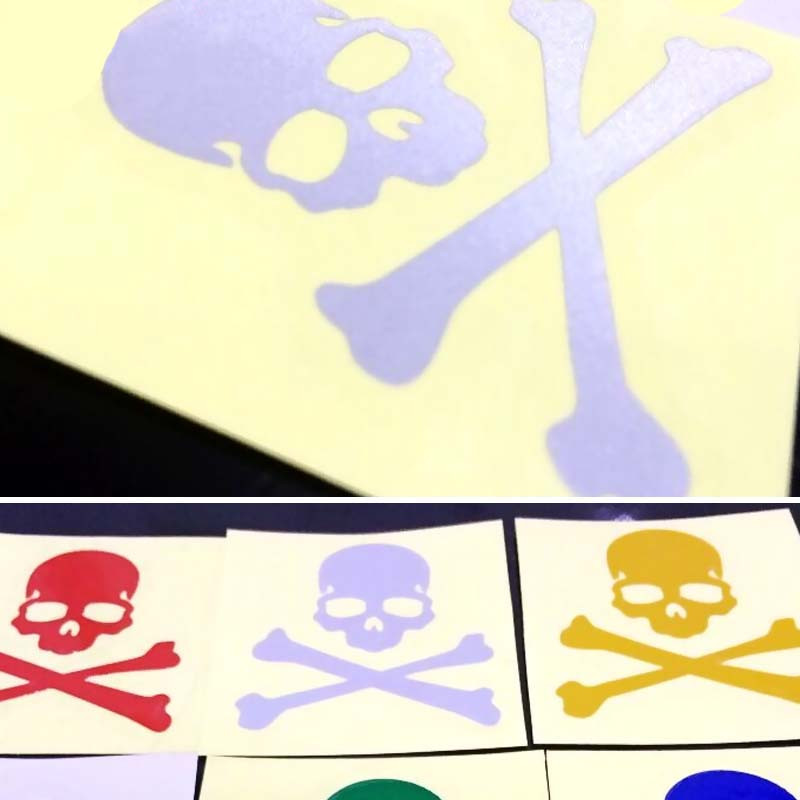 Jalgratta peegeldavad pealuu kleebised Fikseeritud käiguga skeleti kleebised Ohutushoiatus Mägijalgratta tarvikud pegatinas para bicicleta