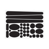 Karcálló lánctartó védőburkolat dekoráció kerékpáros kerékpárváz matrica első villavédő formázó védőfólia