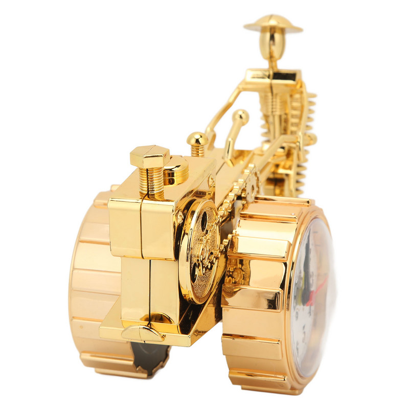 Traktori kujuga lauakella ornament, plastist patareitoitel dekoratiivne nõelaga lauakell Kodukaunistus