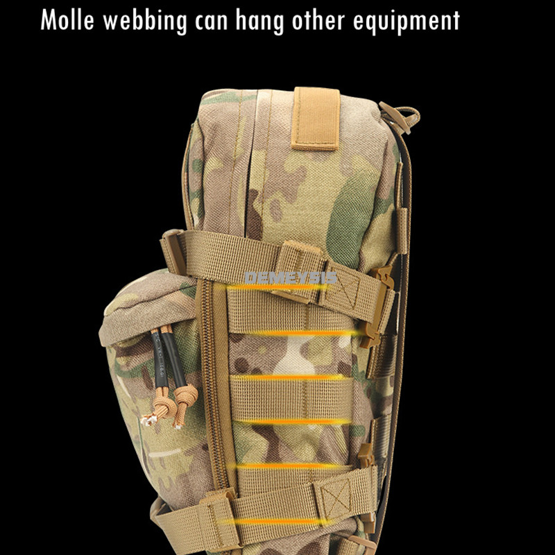 Taktikaline vedelikukott välitingimustes matkamiseks jahivest seljaplaadi kandja vee põiekandja seljakott Molle süsteemi sõjaväekott