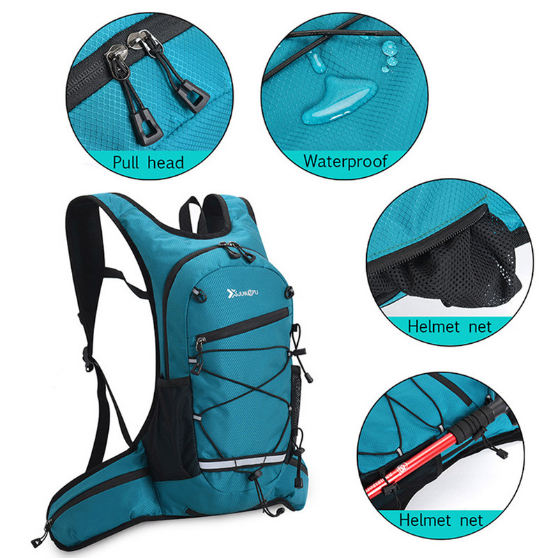 Polyesterový turistický batoh, odolný voči oderu, školský batoh, vrstvený úložný priestor, ľahký, odolný, nastaviteľný, na outdoorové aktivity