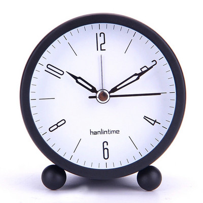 Kreativna budilica Svjetleći tihi moderni minimalistički metalni sat Dekoracija stola za spavaću sobu