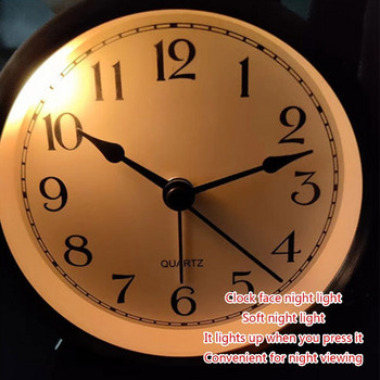 Скандинавски стил Прост малък будилник Заглушаване на студенти Нощна светлина Настолен декорационен часовник Персонален нощен часовник Дропшиппинг