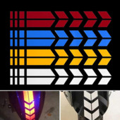 Maastikuratta helkurkleebised Jalgratta poritiiba kleebis Auto Mootorratta luminofoorlamp Hoiatuskaunistus Jalgrattasõidu helendav kaitse