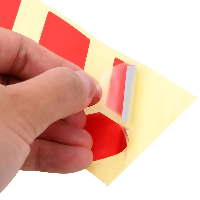 Maastikuratta helkurkleebised Jalgratta poritiiba kleebis Auto Mootorratta luminofoorlamp Hoiatuskaunistus Jalgrattasõidu helendav kaitse