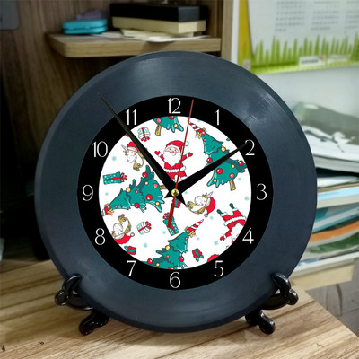 Crăciun Fericit 12" Ceas de perete digital 30 cm Dormitor Masă Birou Ceasuri cu ac Cadou de Crăciun Decor camera de zi Ceasuri pentru copii Decor